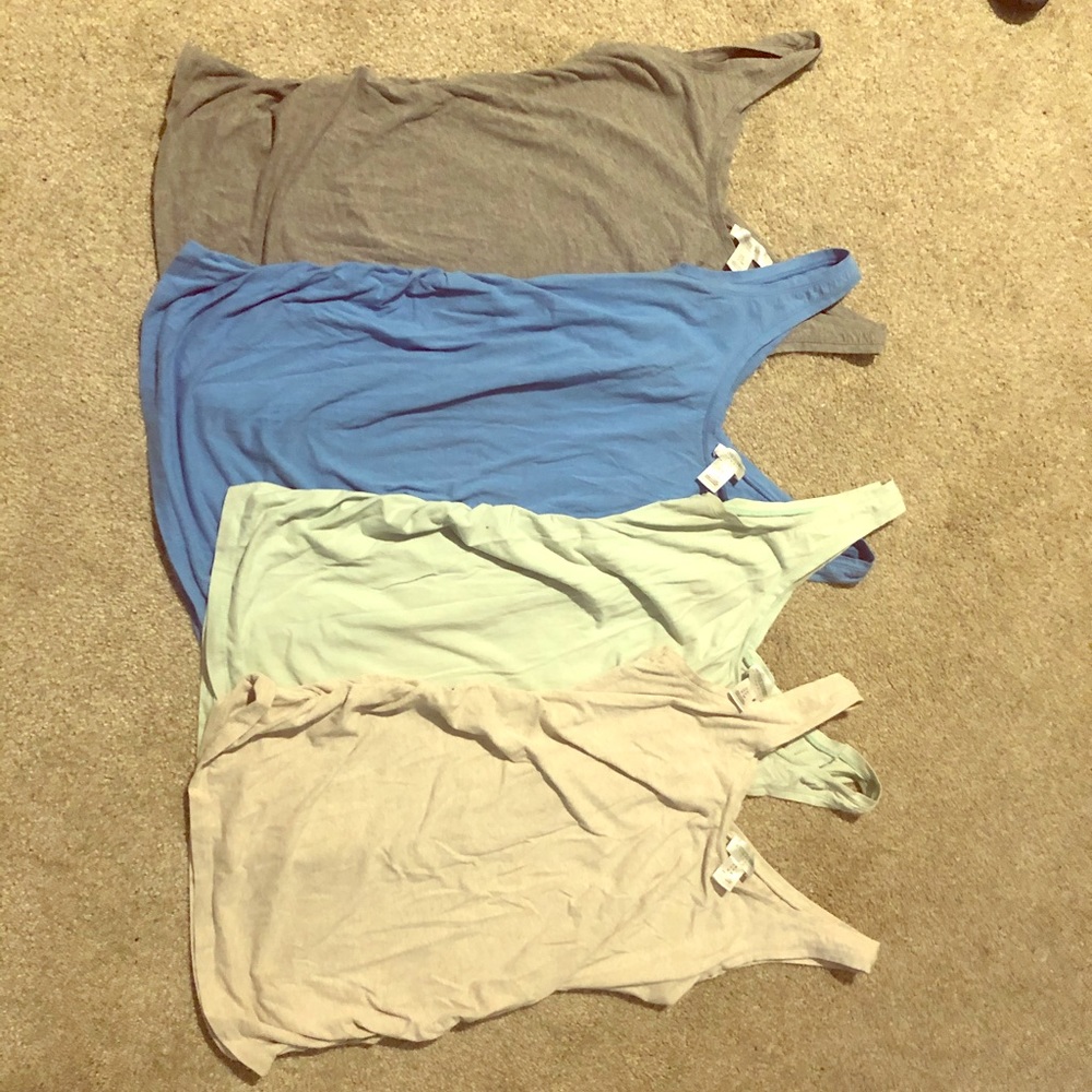 Four motherhood maternity tanks